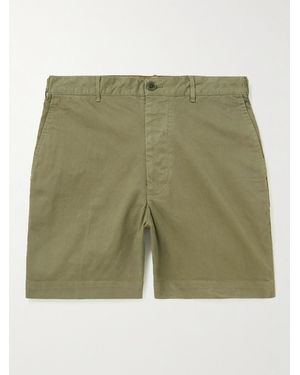 Alex Mill Mercer Straight-Leg Cotton-Blend Twill Chino Shorts - Green