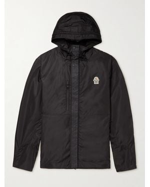 Moncler Genius Gentle Monster Logo-Appliquéd Shell Hooded Down Jacket - Black