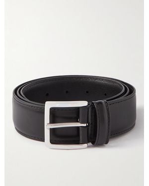 Anderson's 3.5Cm Leather Belt - Black