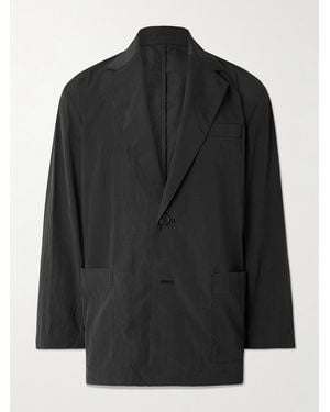 Ssstein Oversized Nylon Blazer - Black