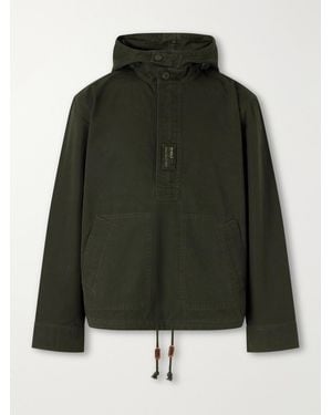Aimé Leon Dore Anorak Cotton Hooded Jacket - Green