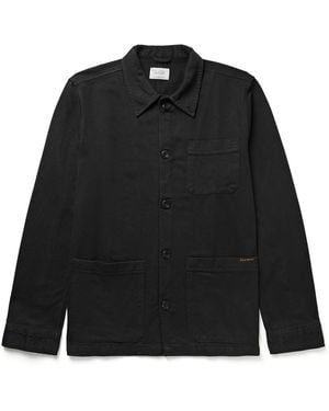 Nudie Jeans Barney Organic Cotton-Twill Jacket - Black