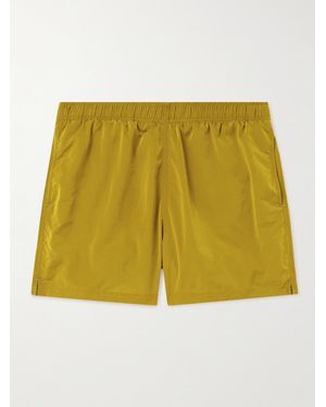 ARKET Caspar Straight-Leg Shell Shorts - Yellow