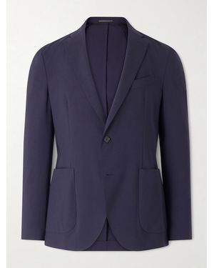 Slowear Wool-blend Suit Jacket - Blue