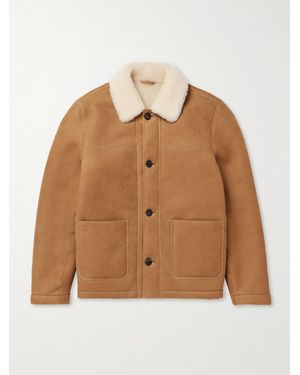 MR P. Shearling Jacket - Brown