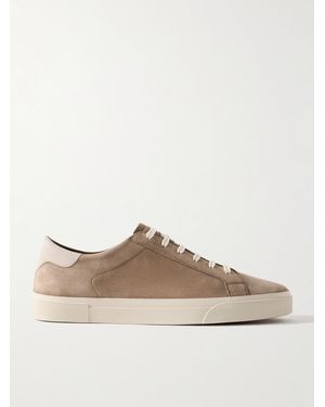 Brunello Cucinelli Suede Trainers - Natural