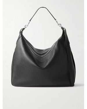 Celine Romy Weekend Full-Grain Leather Messenger Bag - Nero