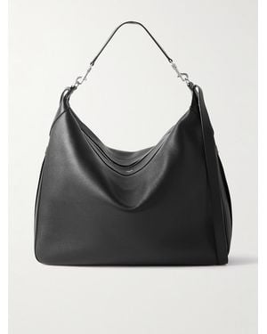 Celine Romy Weekend Full-Grain Leather Messenger Bag - Black