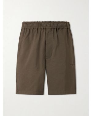 Givenchy Straight-Leg Shell Shorts - Green