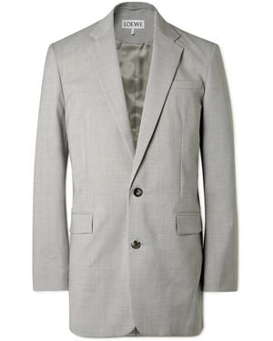 Loewe Wool Blazer - Gray