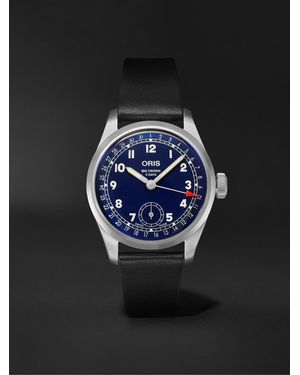 Oris Big Crown Pointer Date Automatic 38Mm Stainless Steel And Leather Watch, Ref. No. 01 403 7776 4065-07 5 19 11 - Black