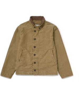 RRL Corduroy-Trimmed Cotton Jacket - Natural