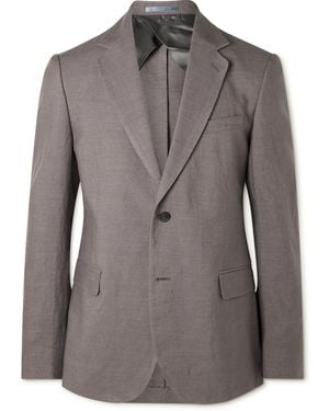 MR P. Regular-Fit Linen Suit Jacket - Gray