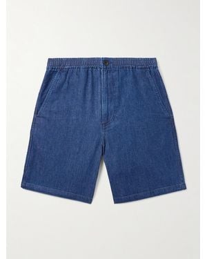 A.P.C. Norris Straight-leg Denim Shorts - Blue