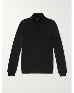 Bogner Ouri Virgin Wool Half-Zip Jumper - Black