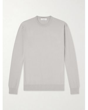Boglioli Cotton-Jersey Jumper - White