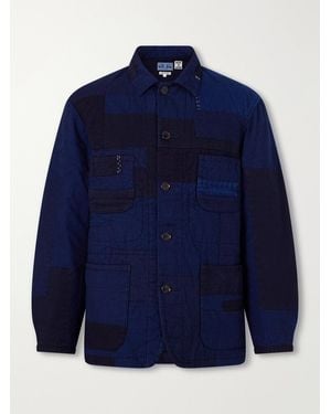 Blue Blue Japan Nenrin Patchwork Cotton Jacket - Blue