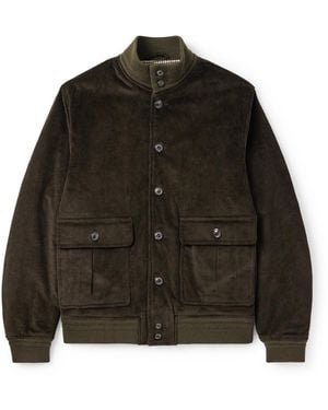 Valstar Ino Cotton-Blend Corduroy Padded Jacket - Black