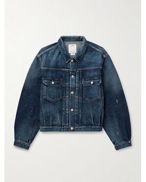 Visvim Social Sculpture Selvedge Denim Jacket - Blue