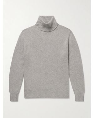 Sease Cashmere Rollneck Jumper - Grey