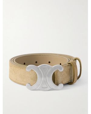 Celine Gürtel aus Veloursleder - Natur