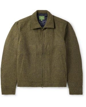 Sid Mashburn Scrambler Harris Wool-tweed Jacket - Green