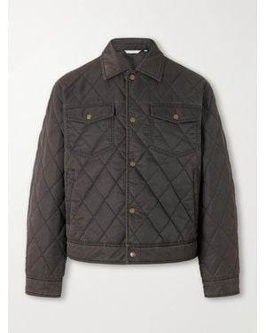 Aimé Leon Dore Quilted Shell Blouson Jacket - Grey