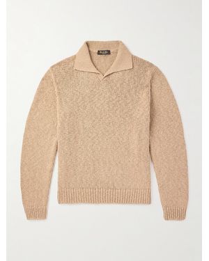 Loro Piana Isola Bella Cotton Polo Shirt - Natural