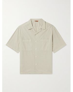 Barena Solana Camp-Collar Cotton Shirt - Natural