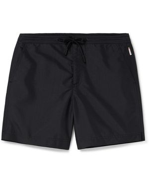 Orlebar Brown Bulldog Straight-Leg Mid-Length Recycled Swim Shorts - Black
