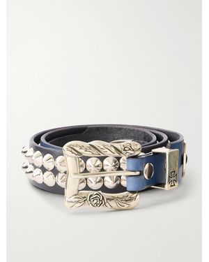 Enfants Riches Deprimes 3.5Cm Studded Leather Belt - Blue