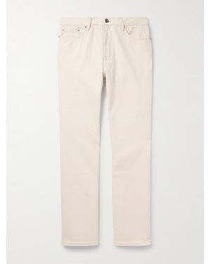 MR P. Straight-Leg Jeans - Natural