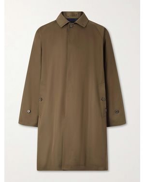 Neighborhood Balcollar Cotton-Gabardine Trench Coat - Natural