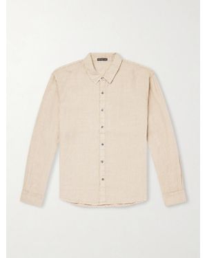 James Perse Linen Canvas Shirt - Natural