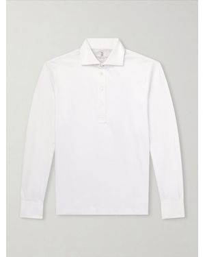 Brunello Cucinelli Cotton Polo Shirt - White
