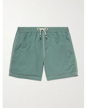 Hartford Slim-Fit Mid-Length Swim Shorts - Green