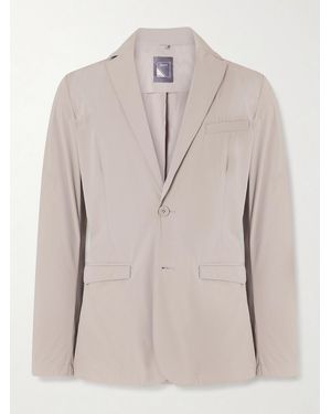 Herno Slim-fit Shell Blazer - Natural