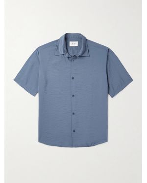 NN07 Freddy 5971 Tencel Modal-Blend Shirt - Blue