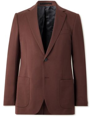 MR P. Slim-Fit Wool-Twill Suit Jacket - Brown