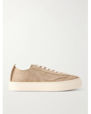 Omni Dellow Suede Trainers - Natural
