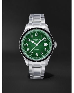 Montblanc 1858 0 Oxygen Automatic 41Mm Stainless Steel Watch, Ref. No. Mb133269 - Green