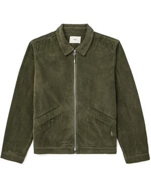 Folk Cotton-Corduroy Jacket - Green