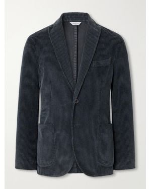 Boglioli Cotton-Blend Corduroy Blazer - Blue