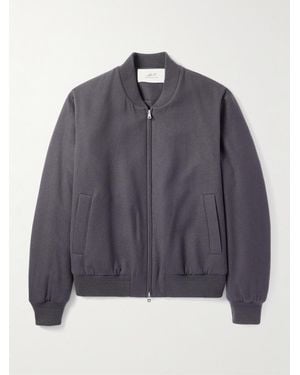 MR P. Padded Cashmere-blend Bomber Jacket - Blue