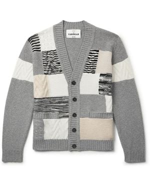 Missoni Patchwork Wool Cardigan - Gray