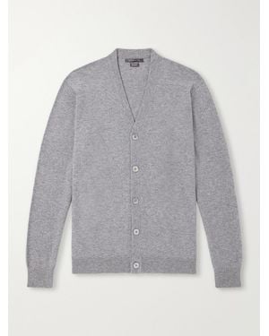 Begg x Co Heriot Cashmere Cardigan - Grey