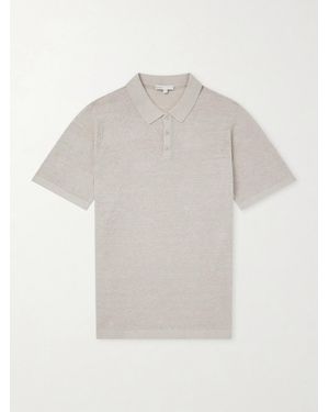 Onia Linen Polo Shirt - White