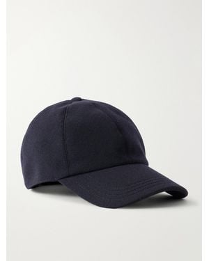 Slowear Zanone Flexwool Wool-Blend Cap - Blue