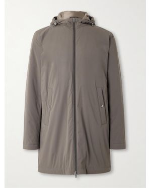 Herno Padded Shell Hooded Parka - Grey