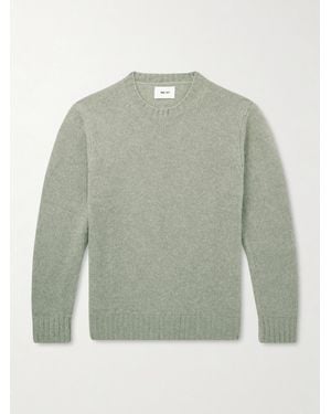 NN07 Lee 6598 Merino Wool-Blend Jumper - Green